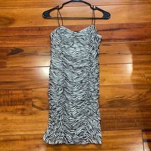 Forever 21 zebra print dress